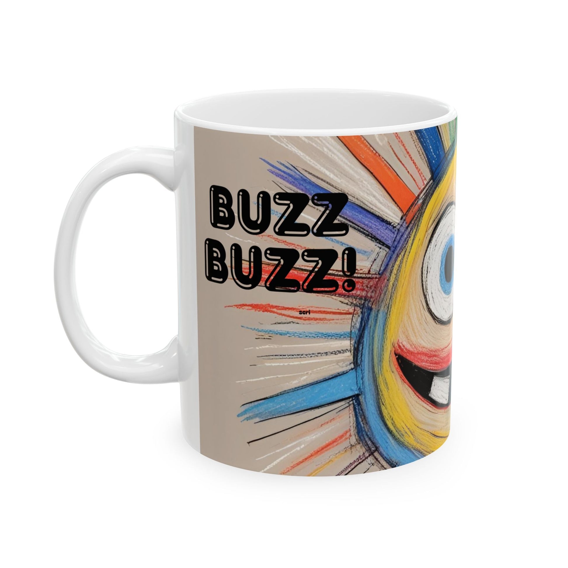 Colorful Ceramic Mug, Fun Coffee Cup, Unique Gift, Bright Artwork, Perfect for Kids, Motivational Drinkware from Tookylop | Your Vibe. Your Style