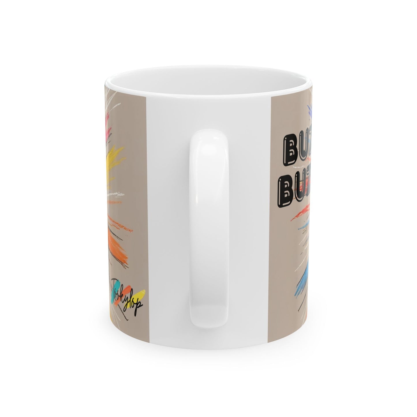 Colorful Ceramic Mug, Fun Coffee Cup, Unique Gift, Bright Artwork, Perfect for Kids, Motivational Drinkware from Tookylop | Your Vibe. Your Style