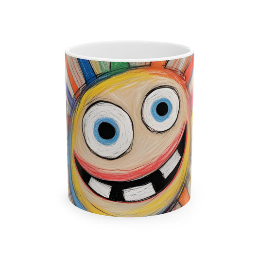 Colorful Ceramic Mug, Fun Coffee Cup, Unique Gift, Bright Artwork, Perfect for Kids, Motivational Drinkware from Tookylop | Your Vibe. Your Style