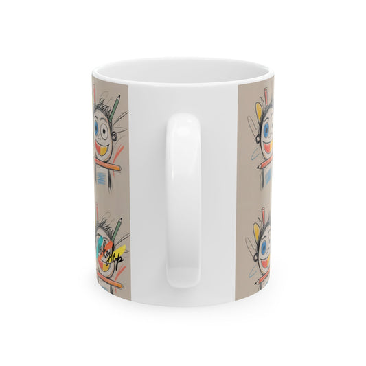 Colorful Chroma Kid Ceramic Mug | Fun Kids Gift, Kids Birthday, Art - Inspired, Playful Decor, Cute Beverage Cup from Tookylop | Your Vibe. Your Style