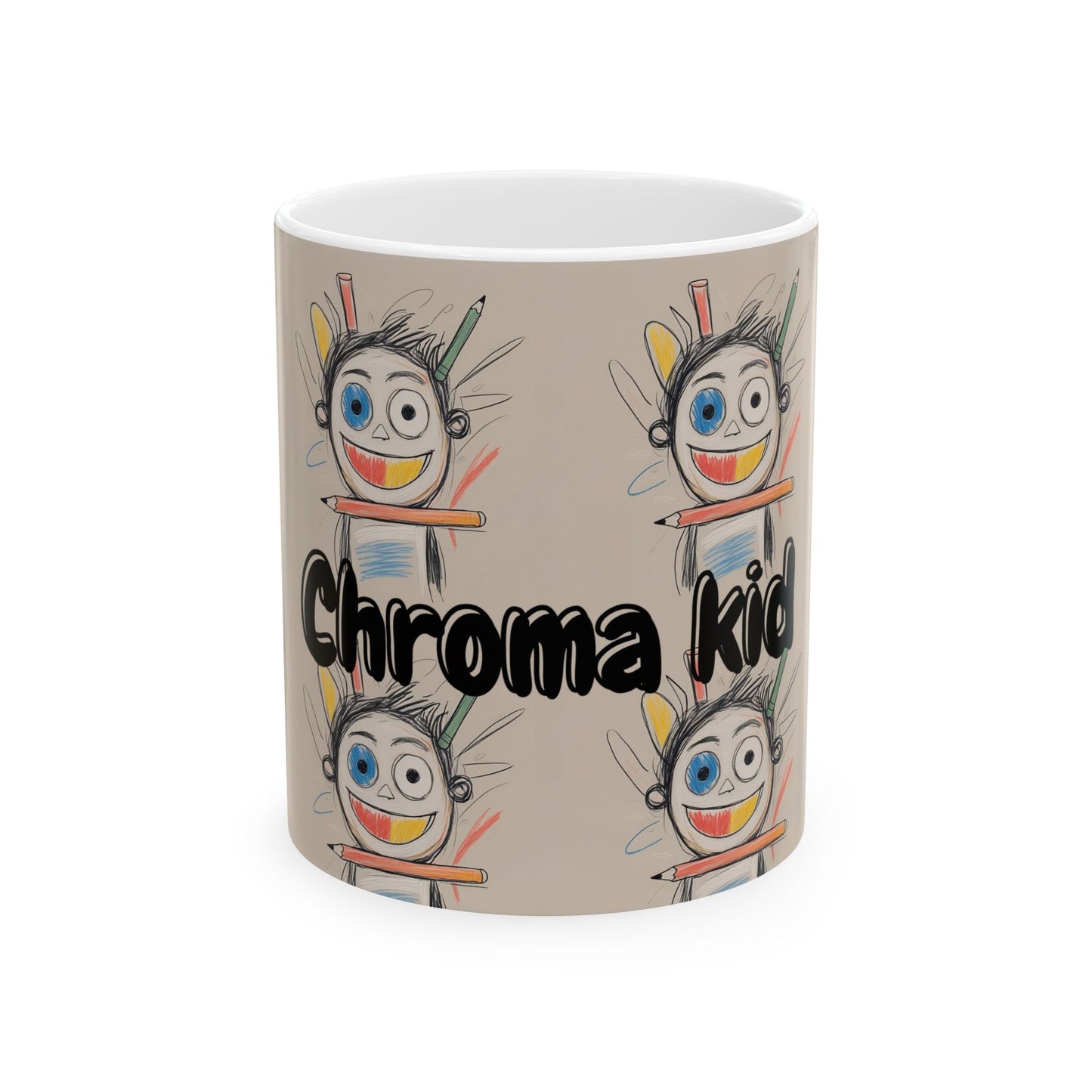 Colorful Chroma Kid Ceramic Mug | Fun Kids Gift, Kids Birthday, Art - Inspired, Playful Decor, Cute Beverage Cup from Tookylop | Your Vibe. Your Style