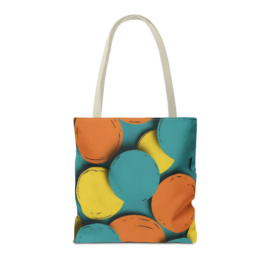 Colorful Geometric Tote Bag - Stylish Reusable Bag for Shopping, Beach, Gym, Gifts, Summer Adventures from Tookylop | Your Vibe. Your Style