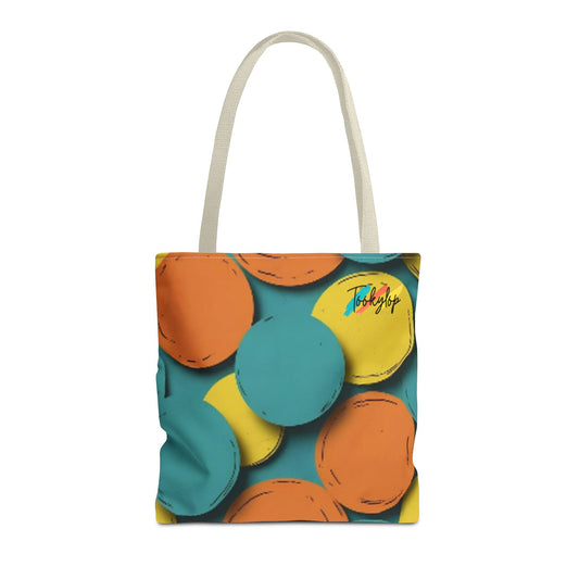 Colorful Geometric Tote Bag - Stylish Reusable Bag for Shopping, Beach, Gym, Gifts, Summer Adventures from Tookylop | Your Vibe. Your Style