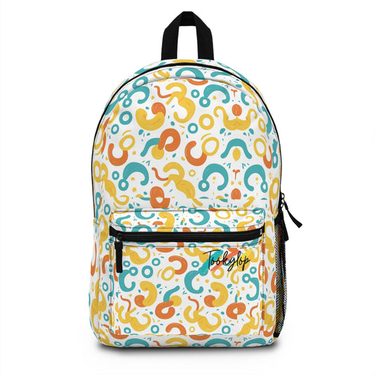 Colorful Patterned Backpack for School, Travel, or Everyday Use - Perfect for Kids and Adults, Gift Ideas, Fun Accessories, Book Bag from Tookylop | Your Vibe. Your Style