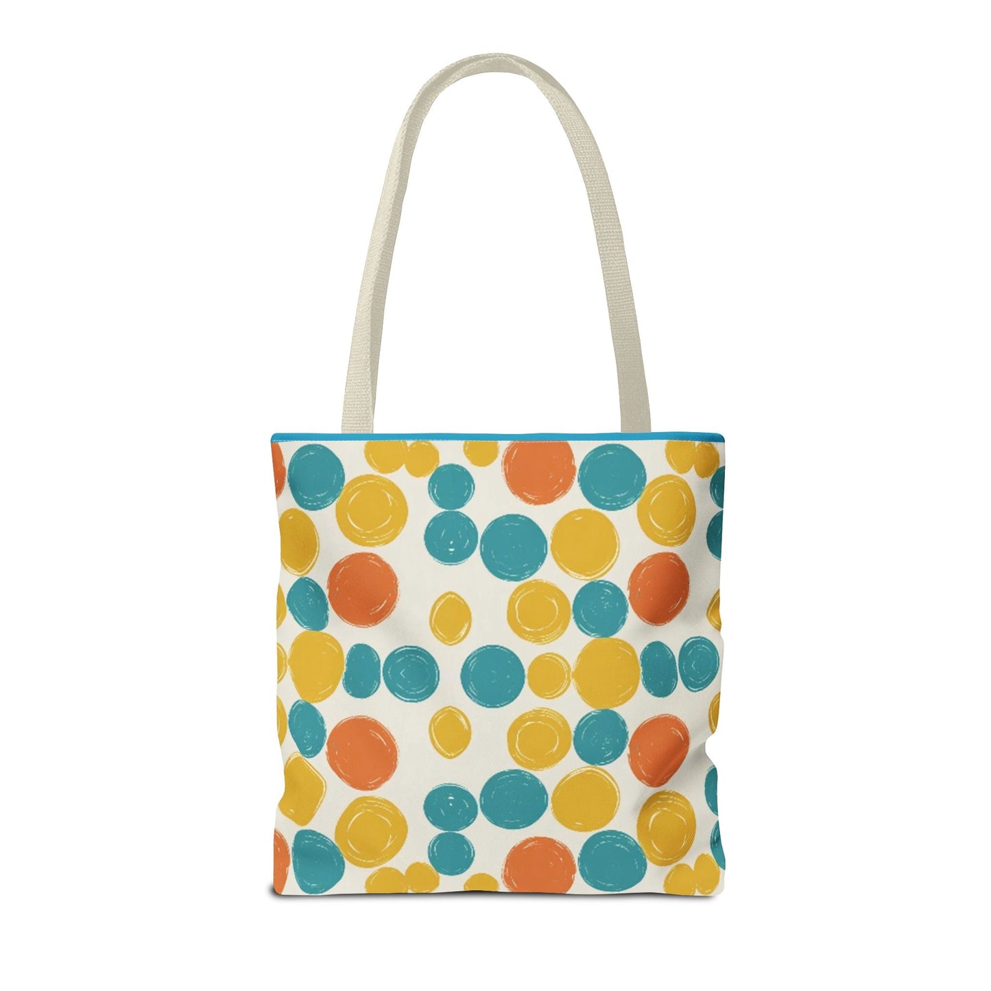 Colorful Polka Dot Tote Bag, Versatile Shopping Bag, Cute Beach Tote, Fun Gift Idea, Everyday Carryall from Tookylop | Your Vibe. Your Style