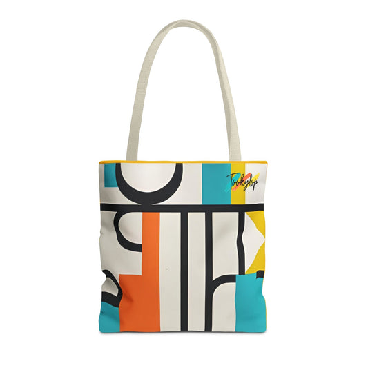 Vibrant Graphic Tote Bag, Art - Inspired Shopper, Colorful Everyday Carryall, Stylish Gift for Art Lovers, Bold Design Tote from Tookylop | Your Vibe. Your Style