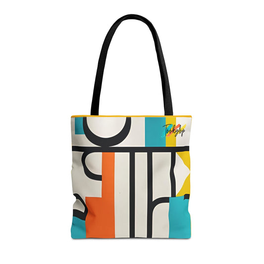 Vibrant Graphic Tote Bag, Art - Inspired Shopper, Colorful Everyday Carryall, Stylish Gift for Art Lovers, Bold Design Tote from Tookylop | Your Vibe. Your Style