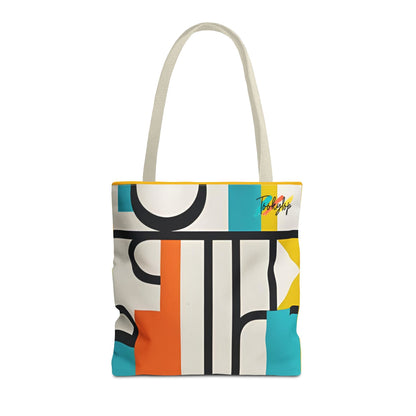 Vibrant Graphic Tote Bag, Art - Inspired Shopper, Colorful Everyday Carryall, Stylish Gift for Art Lovers, Bold Design Tote from Tookylop | Your Vibe. Your Style