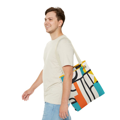 Vibrant Graphic Tote Bag, Art - Inspired Shopper, Colorful Everyday Carryall, Stylish Gift for Art Lovers, Bold Design Tote from Tookylop | Your Vibe. Your Style